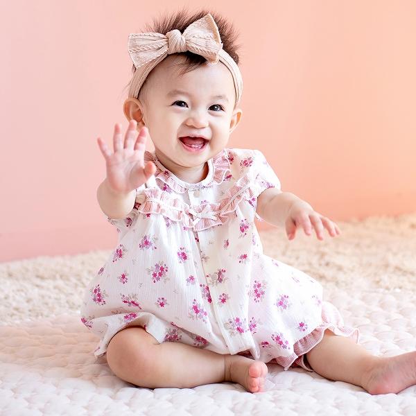 赤ちゃんの城 ブルマ チュニック セット 70〜80 半袖 オーガニック 春