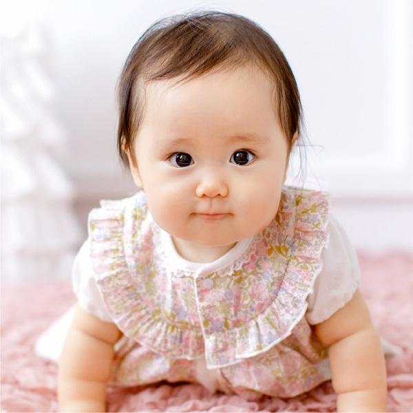 ロンパース 70 80 半袖 春 夏 日本製 出産準備 出産祝い ベビー服 リバティ 女の子 おしゃれ 子ども 子供 キッズの画像