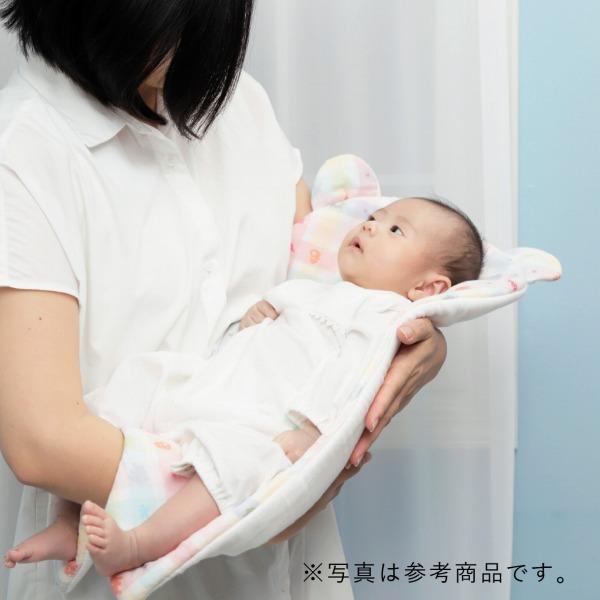 抱っこふとん 日本製 抱っ子 抱っこ布団 出産準備 出産祝い アウトラスト 背中 スイッチ ガーゼ メッシュ モロー反射 赤ちゃんの城_4