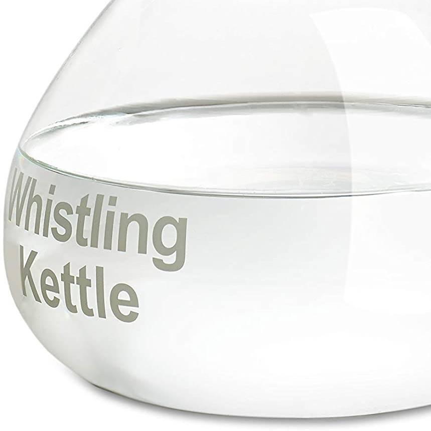 メデルコ 笛吹き ガラスケトル ティーポット 直火用 1.8L Medelco 12-Cup Glass Stovetop Whistling Kettle WK112の画像