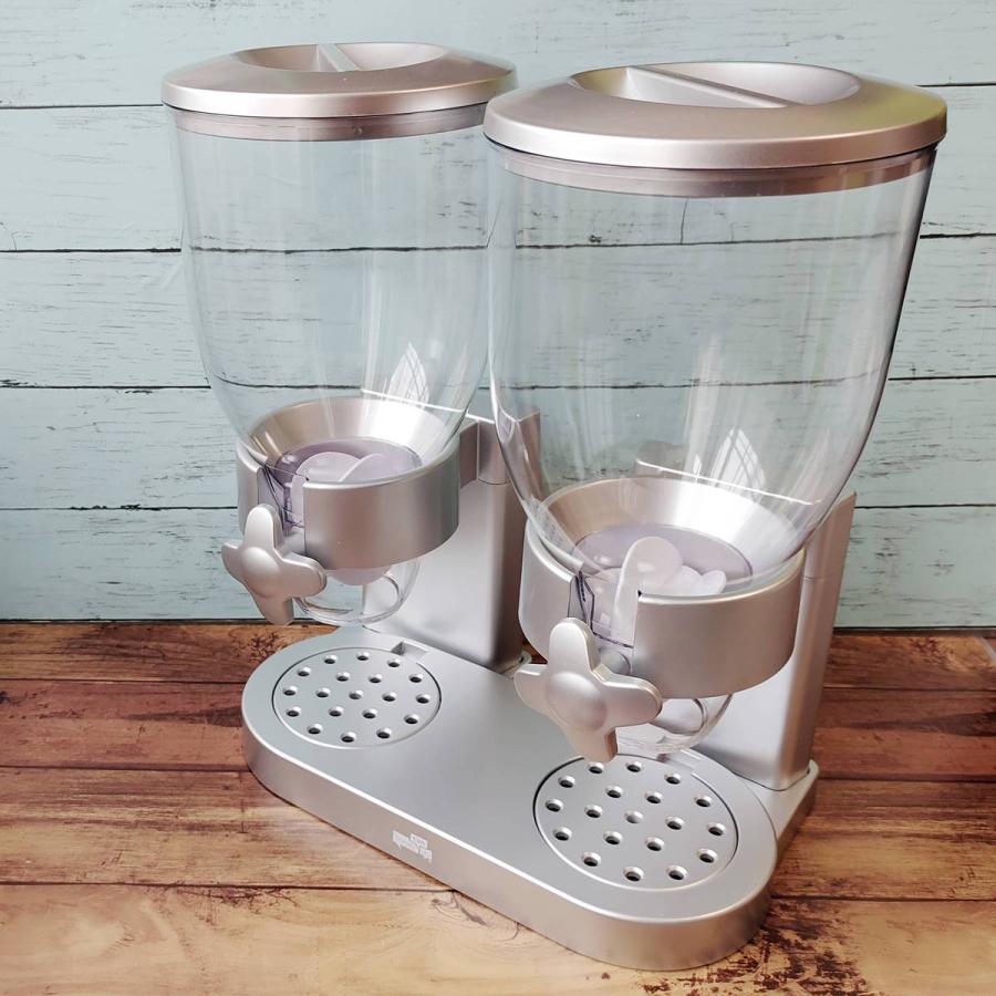 ゼブロ デュアル ドライフードディスペンサー フードディスペンサー