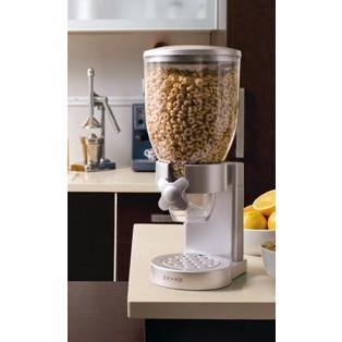 ゼブロ ドライフード シングルディスペンサー シルバー　Zevro Single Dry Food Dispenser, Silver GAT102｜akt8｜02