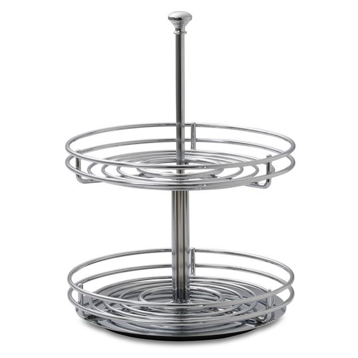ウイリアムズソノマ 2段式回転スパイスラック 調味料台 TwoTier Revolving Spice Rack williams