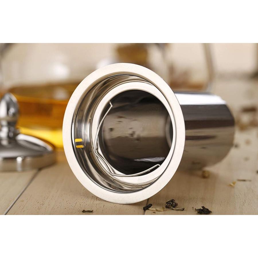 ガラスケトル ティーポット ガラスウォーターケトル 直火OK 1000ml 茶こし付 ガラス製急須 Hiware Glass Teapot Stovetop Safe Teapot 1000mlの画像