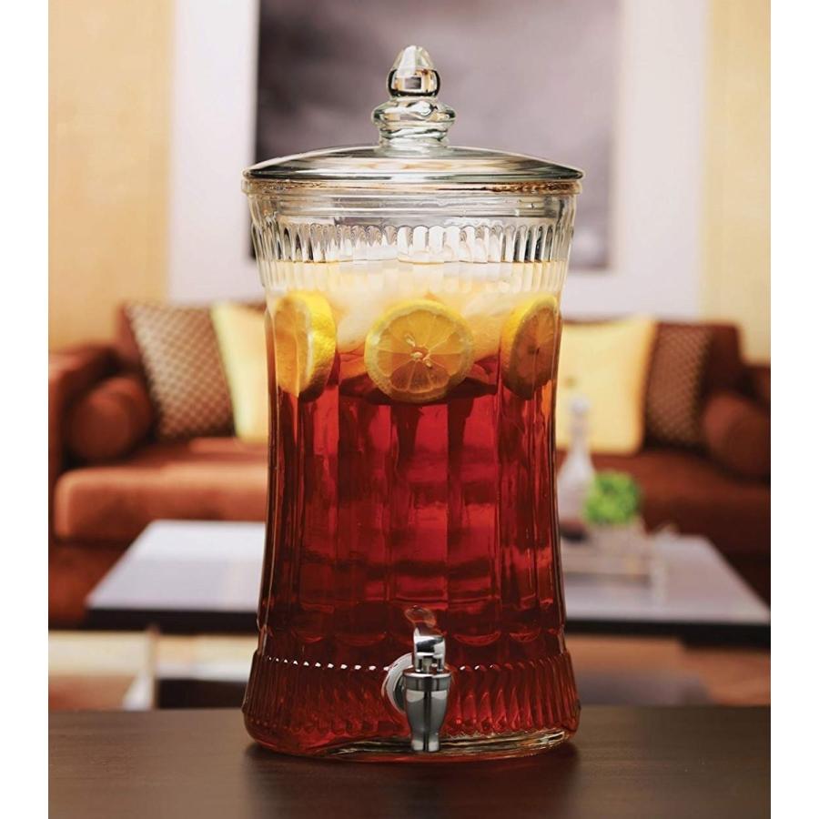 飲料水サーバー ビバレッジディスペンサー ドリンクディスペンサー ビバレッジ ディスペンサー ビバレッジサーバー 約5.6L Circleware Sun Tea Jar Dispenser