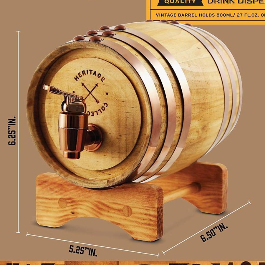 デカンタ ディスペンサー ドリンクサーバー バーボン ウイスキー
