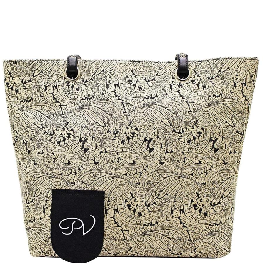 ワインバッグ トートバッグ ドリンクディスペンサーバッグ ポルトヴィーノ ペイズリー 約1.5L ソフトドリンク PortoVino City Wine Tote Paisley Beige/Black｜akt8｜03