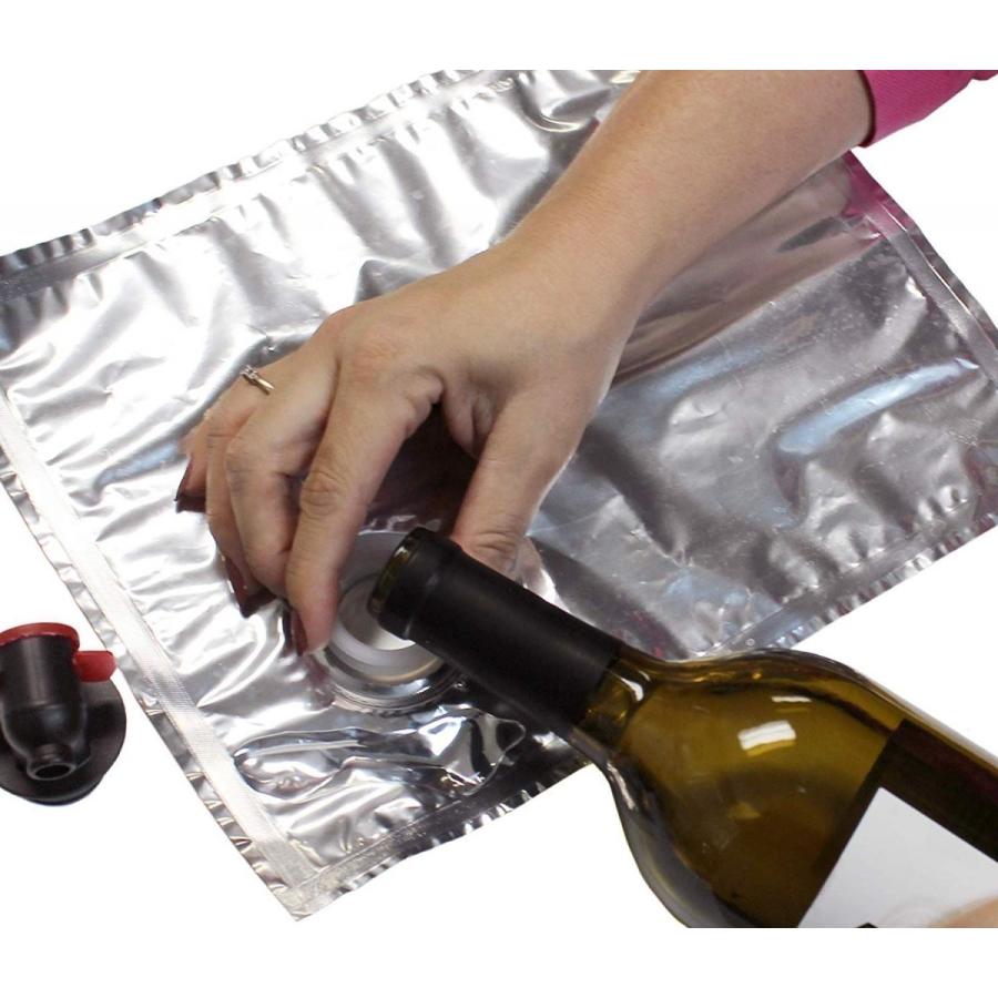 ワインバッグ ドリンクバッグ メッセンジャーバッグ ディスペンサーバッグ パーティポーチ キャメル 約1.5L ポルトヴィーノ PortoVino Wine Messenger Bag Camel｜akt8｜08