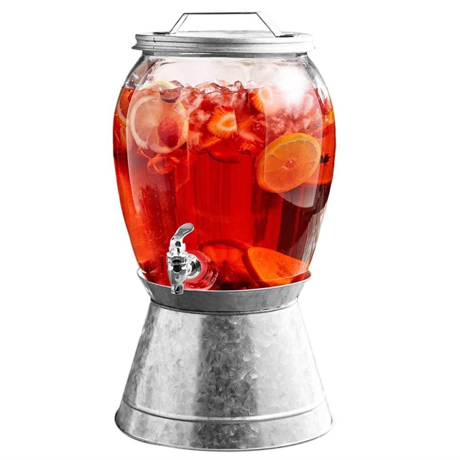 飲料水サーバー ドリンクディスペンサー ビバレッジディスペンサー 飲料ジャー ドリンクバー 約7.5L スタンド付 Style Setter