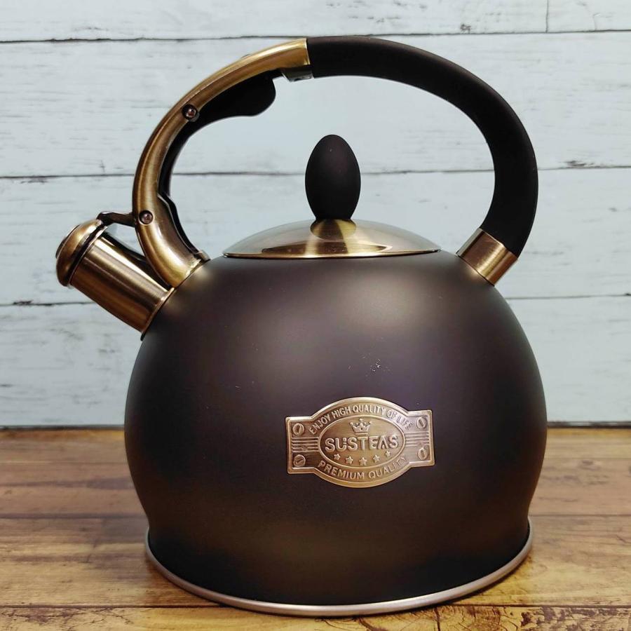 笛吹ケトル ティーケトル カフェケトル ティーポット 約2.5L ヤカン