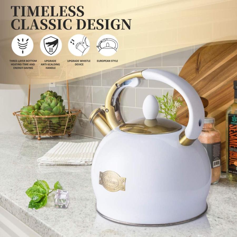 笛吹ケトル ティーケトル カフェケトル ティーポット 約2.5L ヤカン