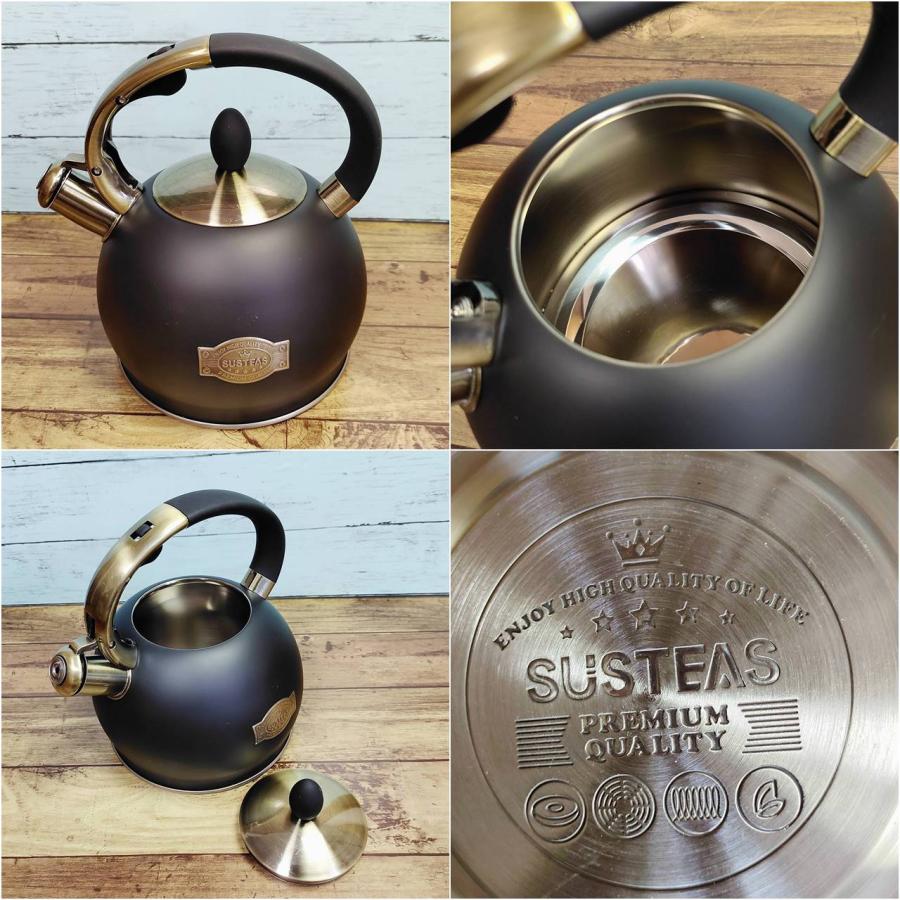 笛吹ケトル ティーケトル カフェケトル ティーポット 約2.5L ヤカン