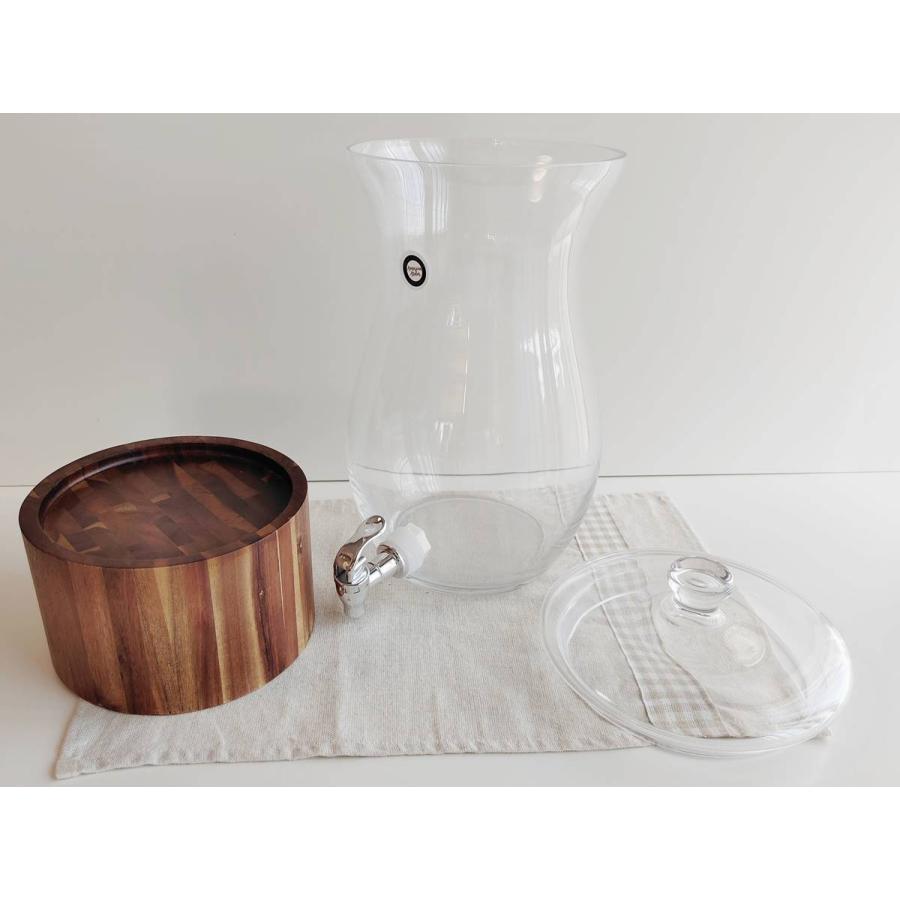 飲料水サーバー ドリンクディスペンサー ビバレッジディスペンサー 飲料ジャー ドリンクバー 約9.8L Style Setter Madera Beverage Drink Dispenser｜akt8｜04