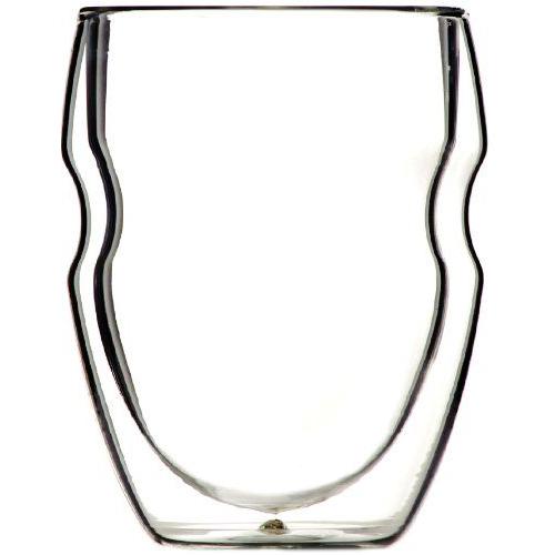 セラフィーノ ダブルウォール 耐熱・保温グラス 240ml 4個セット Ozeri Serafino Double Wall Insulated Beverage and Coffee Glasses, 8-Ounce, Set of 4の画像