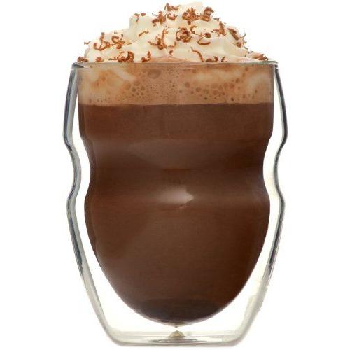 セラフィーノ ダブルウォール 耐熱・保温グラス 240ml 4個セット Ozeri Serafino Double Wall Insulated Beverage and Coffee Glasses, 8-Ounce, Set of 4の画像