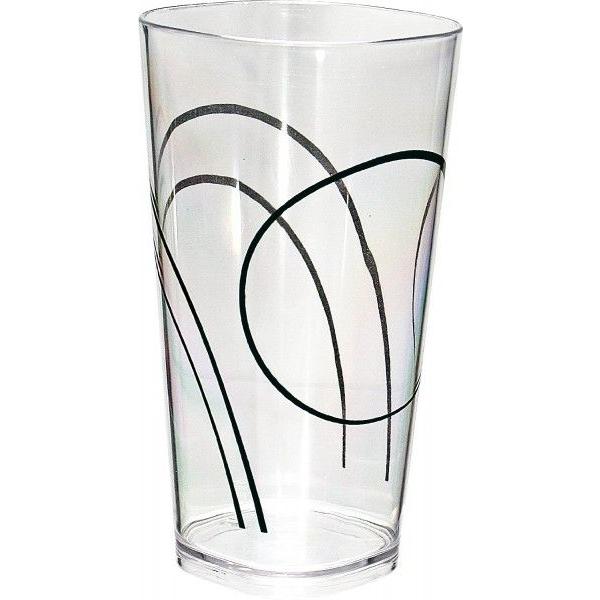 コレール シンプルライン アクリルスクエアーグラス 約570ml 6セット Corelle Simple Lines 19Ounce