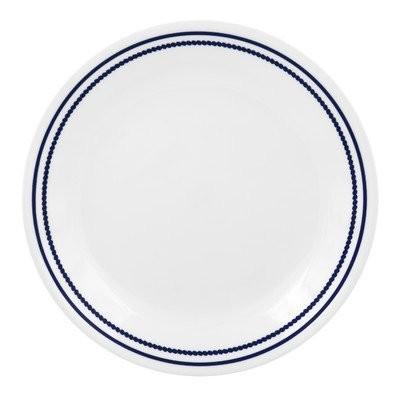 コレール リビングウェア ランチプレート 約21cm ６点セット ブリリアントブルービーズ Corelle  6-Pack Brilliant Blue Beads 8-1/2-Inch Lunch Plateの画像