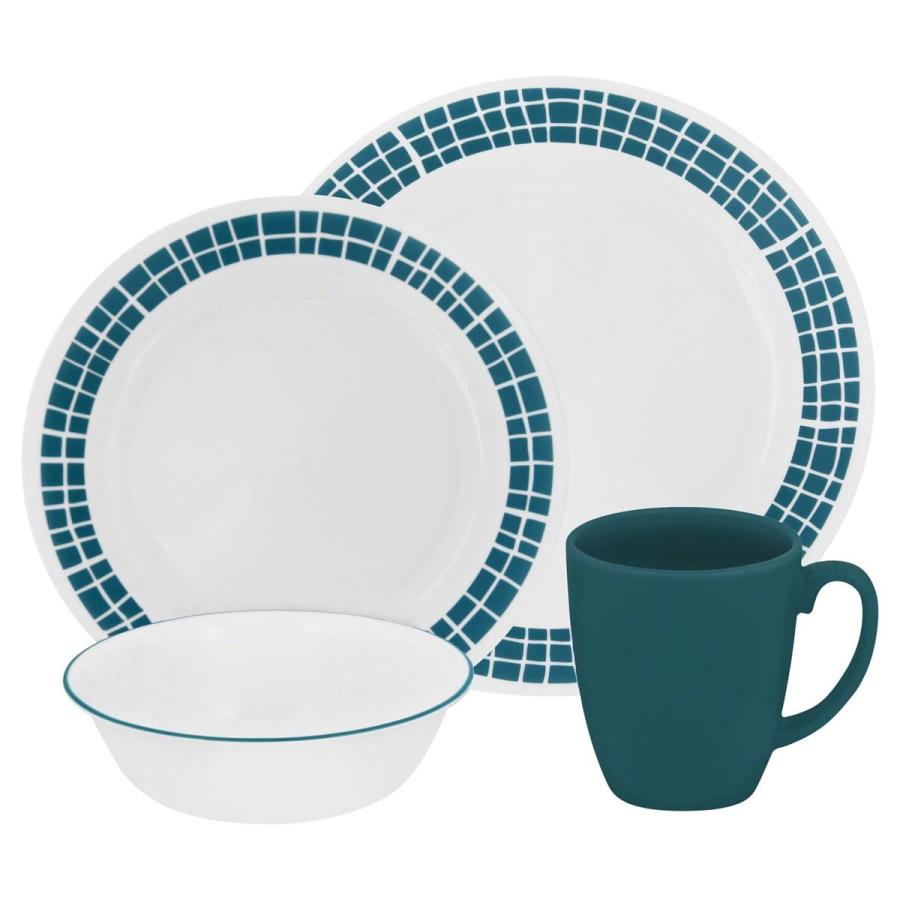 CORELLE・コレール★プロバンシャルブルー★大皿 中皿 カップ16点セット CORELLE（コレール） リビングウェアー ディナーウェアー 食器16点