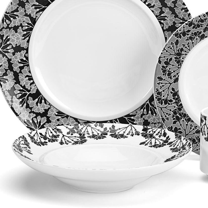 クイジナート 食器16点セット ディナーウエアセット磁器食器 コレクション ジュイニー　Cuisinart Juine Collection 16-Piece Porcelain Dinnerware Set｜akt8｜02