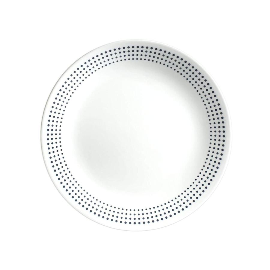 コレール 食器16点セット ディナーウェアー ベイサイドドット ネイビー・ホワイト マグカップ Corelle 3654A Bayside Dots Navy Dinner Set, Navy, White｜akt8｜03