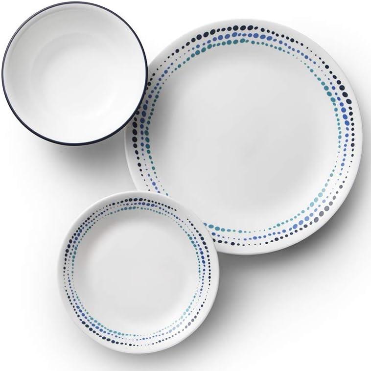 食器18点セット CORELLE（コレール） カップ16点セット 中皿 CORELLE・コレール★プロバンシャルブルー★大皿 食器セット お皿 ディナーセット 食器