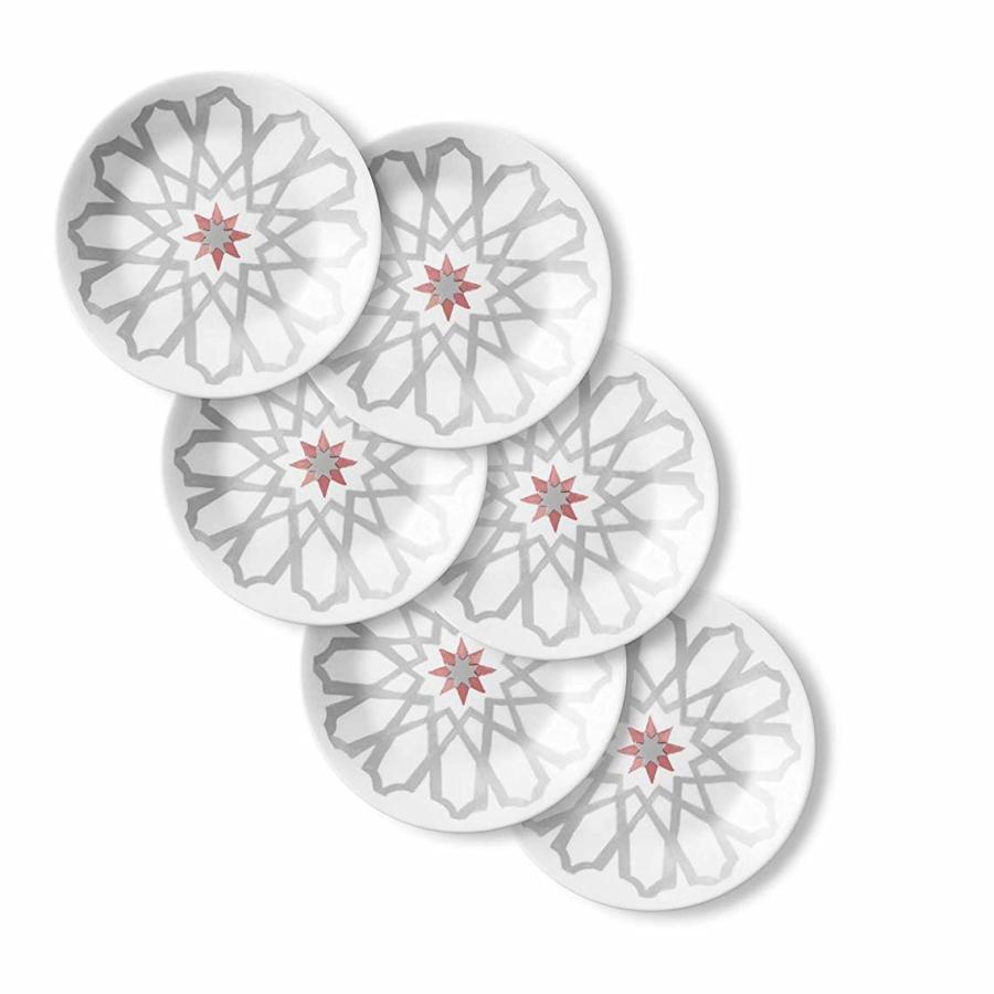 数量限定 特売 コレール 食器6点セット サラダプレート 前菜プレート 小皿 プレート 取り皿 お皿セット 食器セット 柄 Corelle Appetizer Plates Amalfi Rosa 人気満点 Hungarianconsulate Org Np