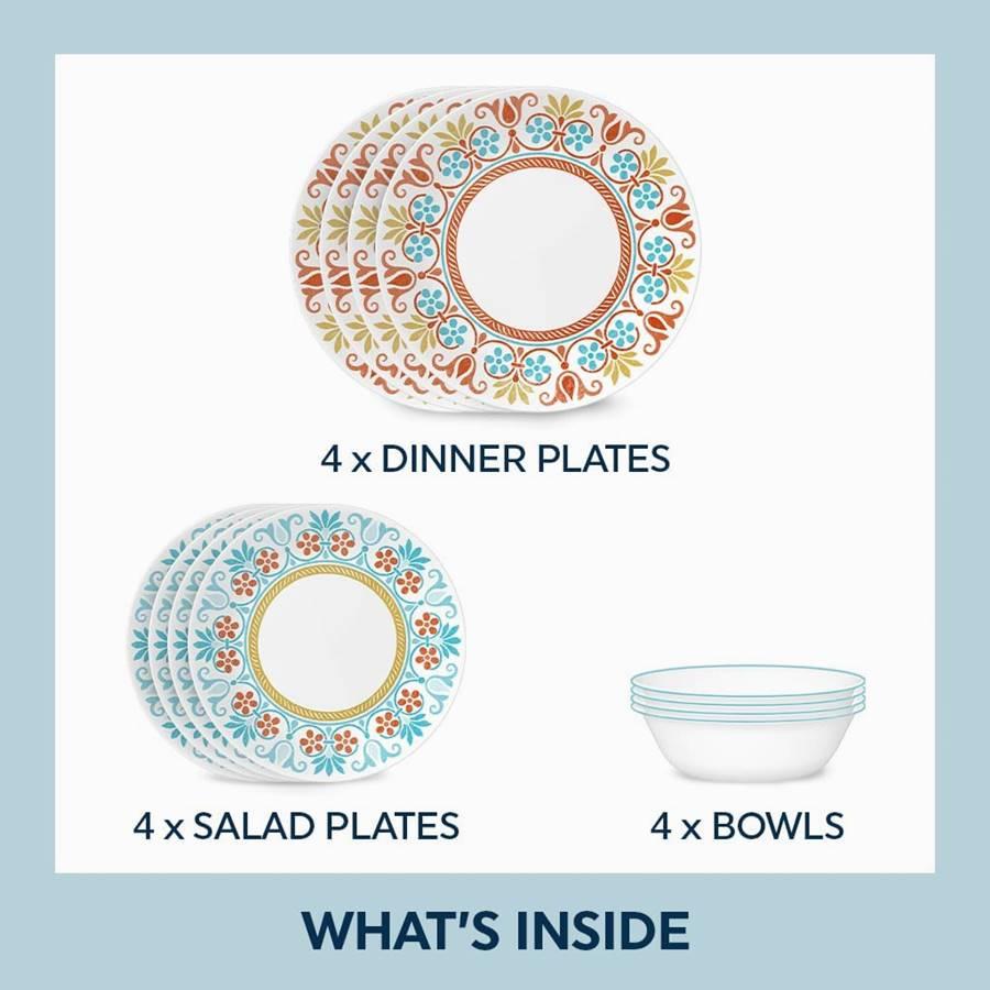 CORELLE（コレール） 食器12点セット 食器セット テラコッタ