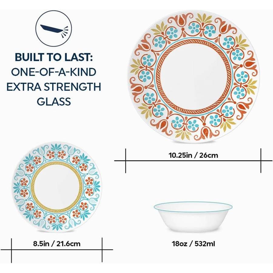 CORELLE（コレール） 食器12点セット 食器セット テラコッタ