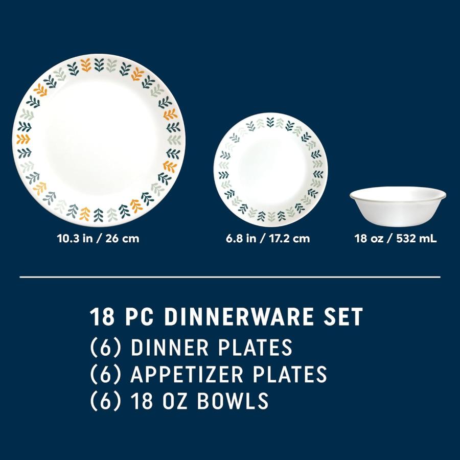 CORELLE（コレール） 食器18点セット 食器セット アンダース ディナー