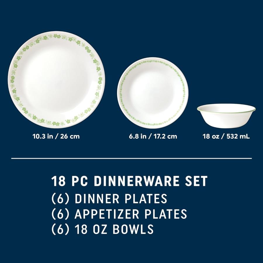CORELLE（コレール） 食器18点セット 食器セット ディナーウェア お皿