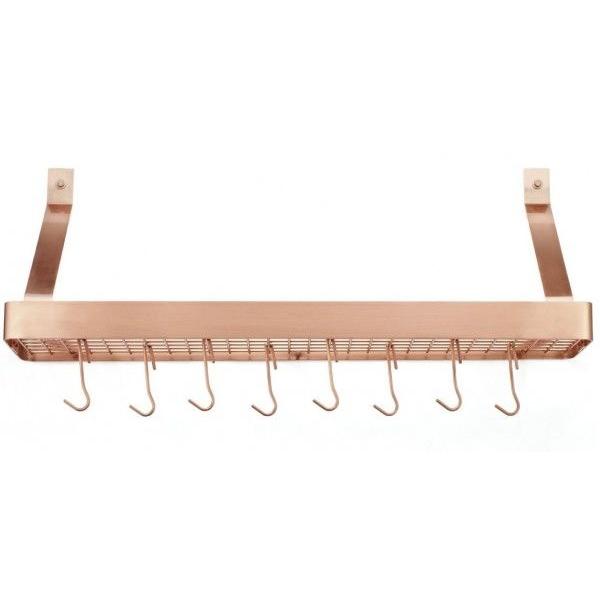 クイジナート - クックウエアラック 飾りつけ式ポット仕合わせ 銅 Cuisinart CRBS-36PCP Rectangular Wall-Mount Bookshelf Rack, Polished Copper 家具、インテリア-キッチン収納