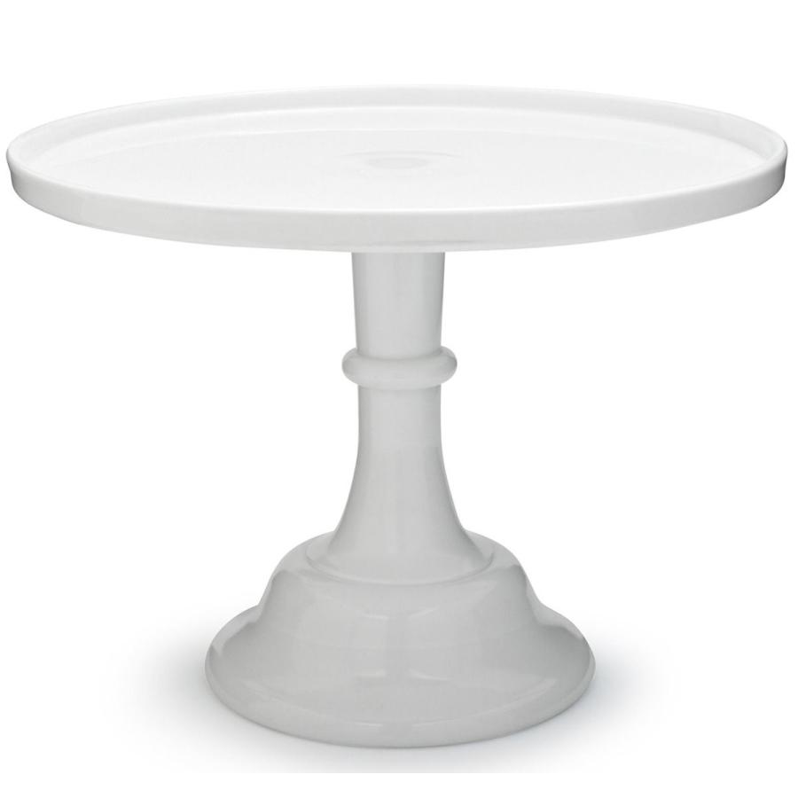 ケーキスタンド デザートスタンド モッサー ミルクグラス 直径30cm Mosser Milkglass Cake Stand, 12inch  デザートプレート フルーツプレート ディスプレイ