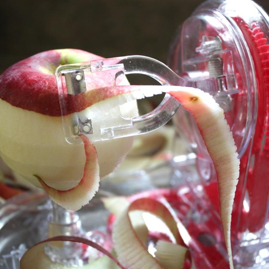 ピーラー 皮むき器 芯取り器 野菜 果物 フルーツ じゃがいも Starfrit Pro Apple Peeler With Bonus Core Ejector And Slicer Akt8 通販 Yahoo ショッピング