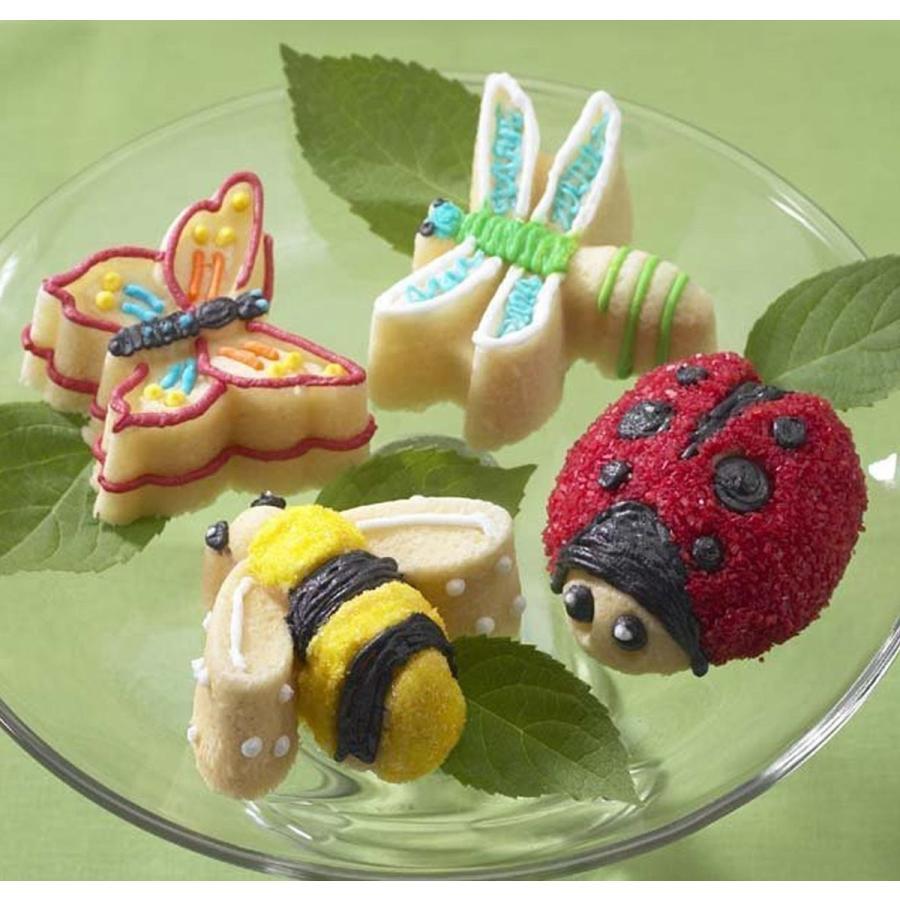 ★ノルディックウェア SEASONAL SQUARES Nordic Ware ノルディックウエア プラチナ バックヤード バグ 庭の昆虫 ケーキ型