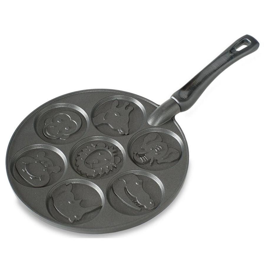 ノルディックウエア 動物園 パンケーキフライパン 丸型7個 フライパン Nordic Ware Zoo Friends Pancake Pan 1980