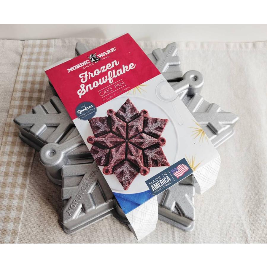 ノルディックウエア フローズン スノーフレーク ケーキパン ノルディックウエア フローズン スノーフレーク ケーキパン