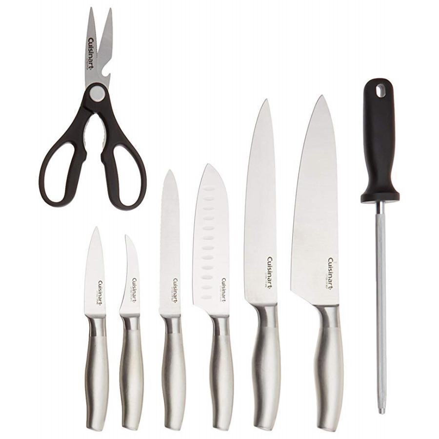 キッチンナイフセット 包丁セット 17点セット キッチンハサミ シャープナー スタンド付 Cuisinart C77SS17P Knife