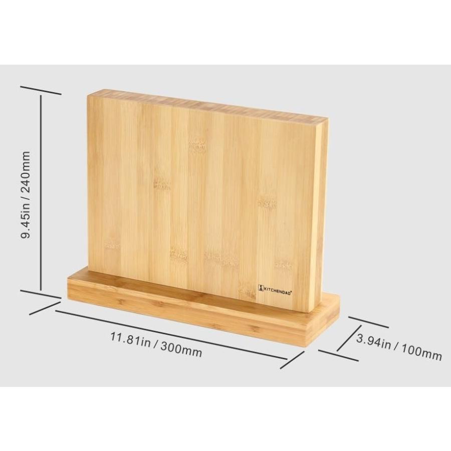 キッチンナイフスタンド マグネット式スタンド 包丁スタンド ナイフフォルダー 包丁立 収納包丁 ナイフラック Luxury Magnetic Knife Block Holderの画像