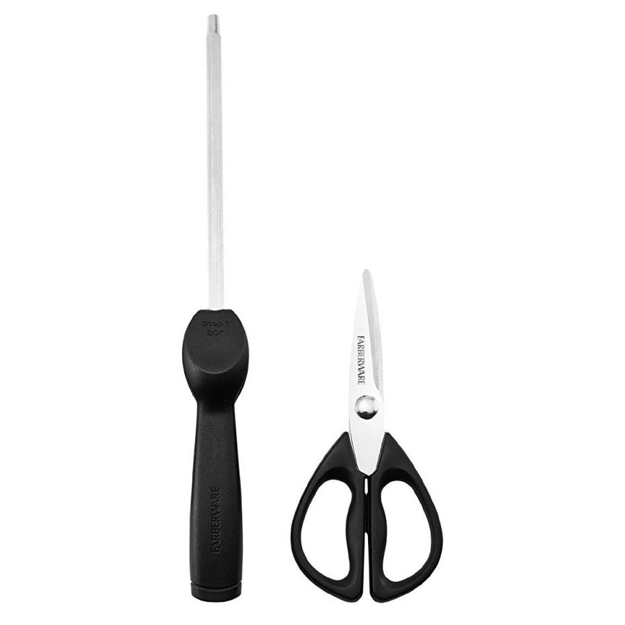 【日本未販売、新品】FARBERWARE キッチンナイフセット (15点セット) 日本未販売 新品】FARBERWARE キッチン 包丁セット ナイフ等 (15