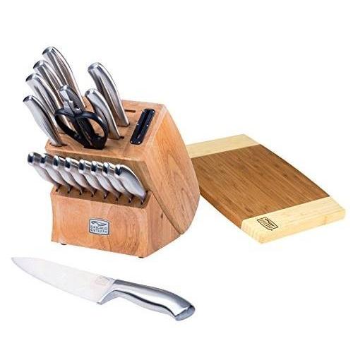 ナイフセット 包丁セット 19点セット キッチンナイフセット ブロック付 刃物 ほうちょう シカゴカトラリー Chicago Cutlery Insignia Knife Block Set