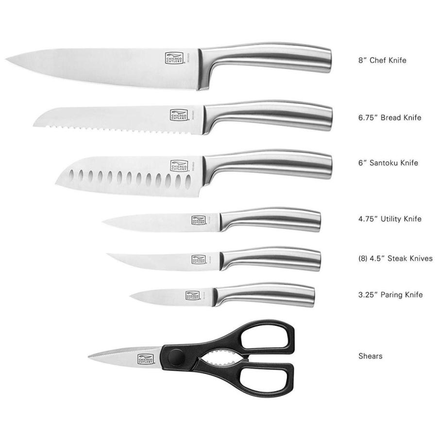 50 Off ナイフセット 包丁セット 16点セット キッチンナイフセット ブロック付 刃物 ほうちょう シカゴカトラリー Chicago Cutlery Malden Knife Block Set 上質で快適 Aleefsurgical Com