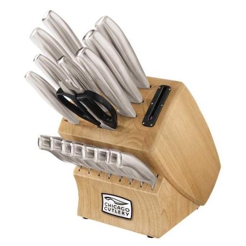 ナイフセット 包丁セット 18点セット キッチンナイフセット ブロック付 刃物 ほうちょう シカゴカトラリー Chicago Cutlery Insignia Knife Block Set