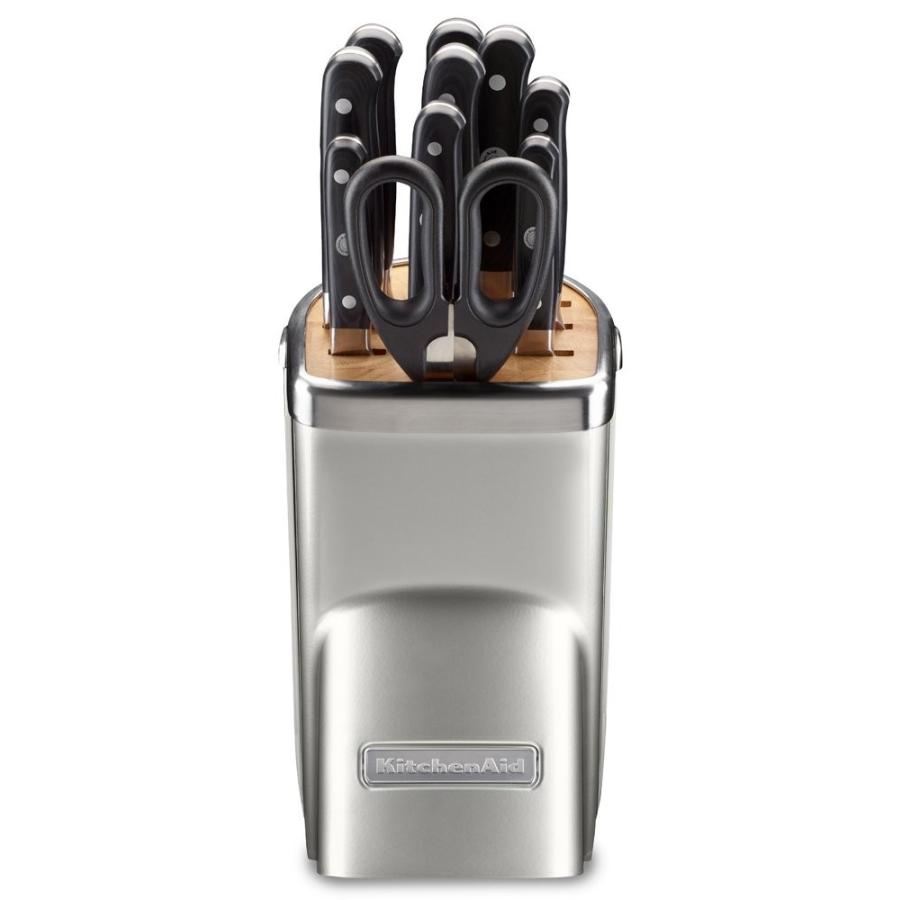 キッチンエイド キッチンナイフ11点セット スタンド付 包丁セット 刃物 パール KitchenAid Knife Set Sugar Pearl キッチンハサミ シェフナイフ 果物ナイフ