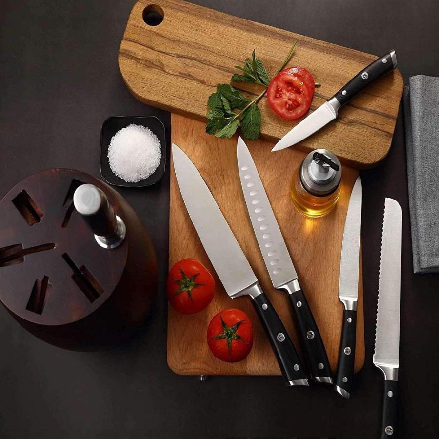 即納 最大半額 キッチンナイフ7点セット ブロックスタンド付 包丁セット 刃物 プロフェッショナルナイフ カトラリーナイフセット Niapse Stainless Steel Kitchen Knife Set 即日出荷 Aleefsurgical Com