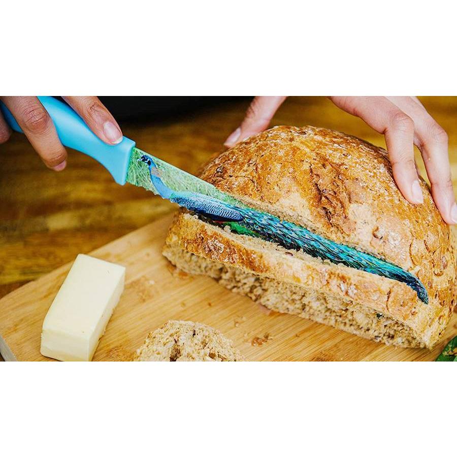 キッチンナイフ6点セット 包丁セット ワイルドアニマル 野生動物柄