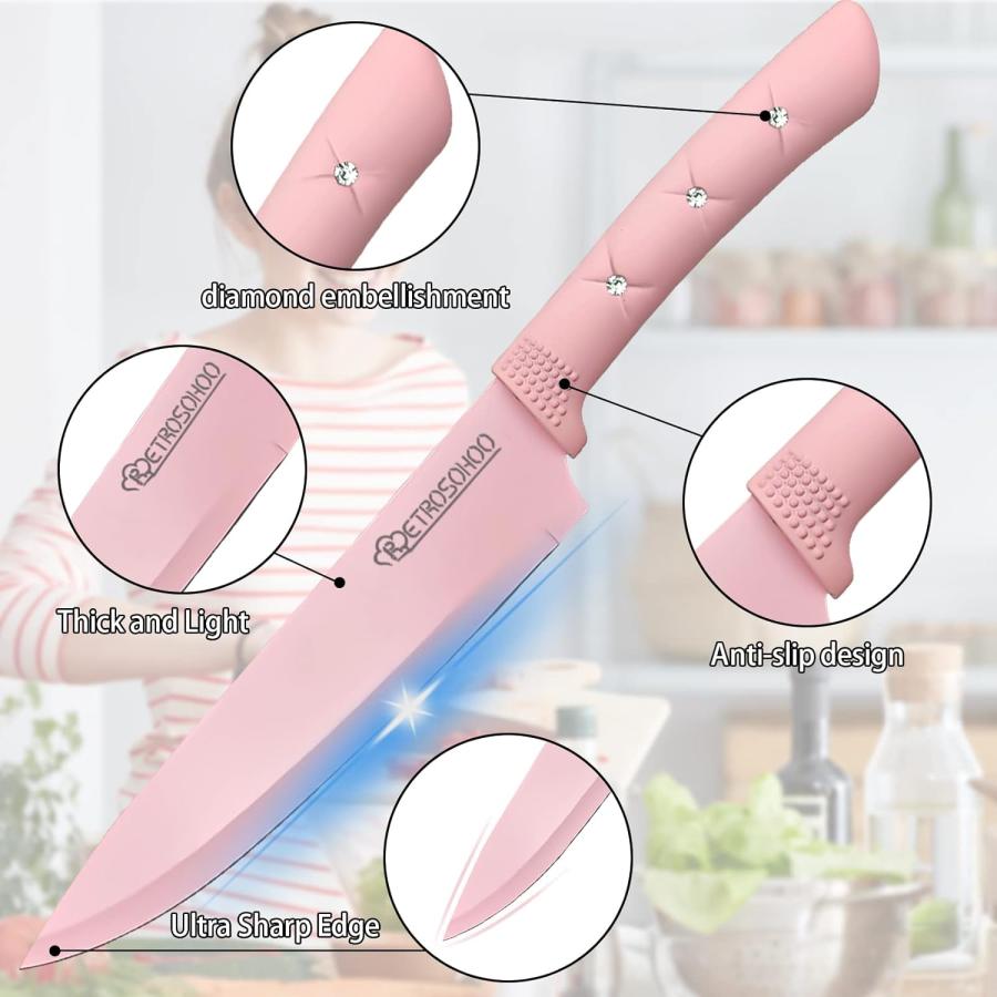 サクラスナイパー　8本セット Amazon | Art and Cookステンレススチールナイフ5点セット マグネット