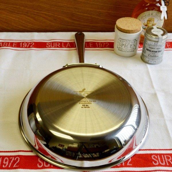 monjobi！ALL  CLAD オールクラッド ステンレスフライパン アメリカの高級フライパン・All-Clad（オールクラッド