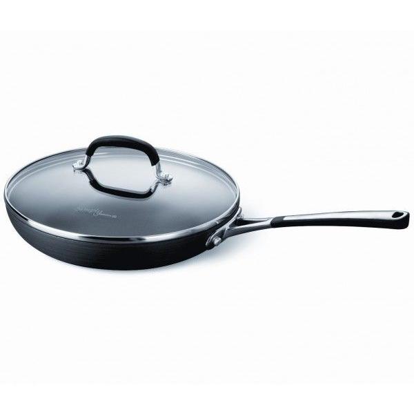 カルファロンノンスティック オムレット フライパン 30ｃｍ フタ付き Simply Calphalon 12-Inch Nonstick Covered Omelette Pan 1774663
