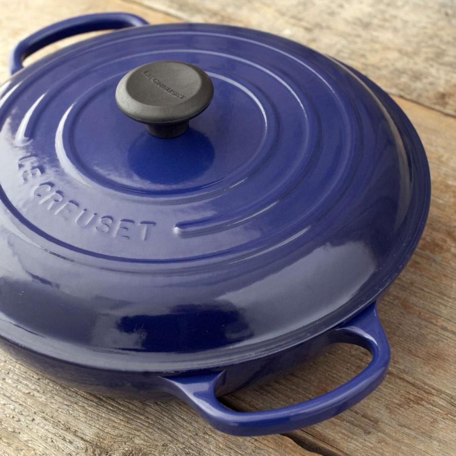 ルクルーゼ シグネチャー キャセロール 鍋 約3．3L インディゴ Le Creuset Signature Indigo Braisers 3.5 Qt. 1006159akt8
