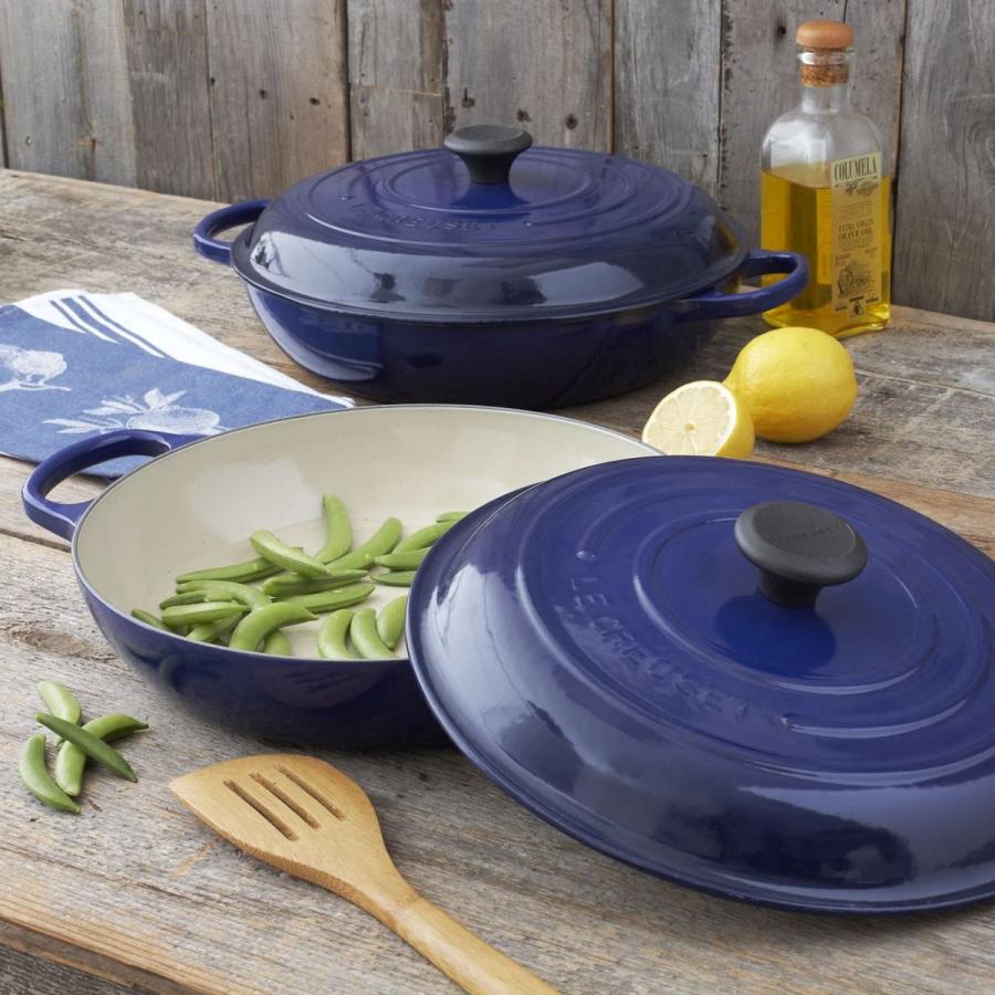 ルクルーゼ シグネチャー キャセロール 鍋 約3．3L インディゴ Le Creuset Signature Indigo Braisers 3.5 Qt. 1006159akt8